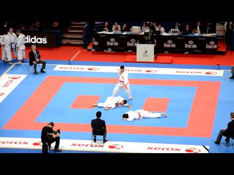 Team Kata Turkey Bronze Medal Performance - 2012 World Karate Championships Paris