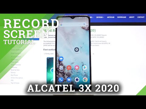 How to Record Screen in ALCATEL 3X (2020) – Save Displayed Content