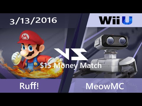 Super SmashNest 5 $15 Money Match - Ruff! (Mario) Vs. MeowMC (R.O.B.)