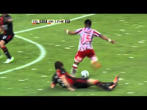 Gol de Malcorra. Colón 0 - Unión 3. Fecha 8. Primera División 2016.