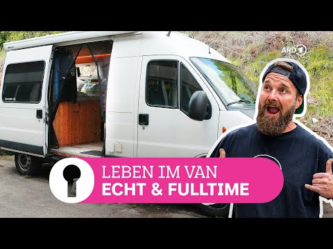 Vollzeit leben und arbeiten im Camper Van | ARD Room Tour