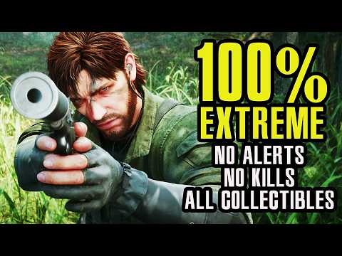 Metal Gear Solid Delta Snake Eater Remake 100% Full Game Extreme All Collectibles Walkthrough【4K】