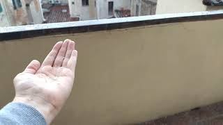 Hail in Florence, Italy - April 2nd, 2022 @italy4suitcasesandacat