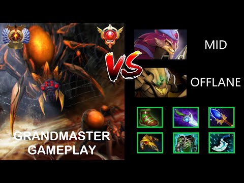 Broodmother vs Pangolier Mid + Sand King Offlane (0112)