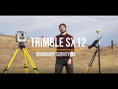 Trimble SX12 Boundary Surveying