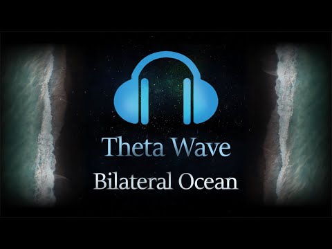 Bilateral White-Noise Ocean & 5Hz Theta Wave 🎧 Deep Relaxation and Stress, Anxiety Release 10 Hours