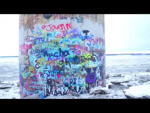 Graffiti on the beach