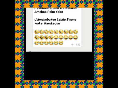 SMS za Vichekesho Vunja Mbavu WhatsApp Status
