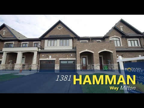 Home for Sale | 1381 Hamman Way | Milton Ontario⁠