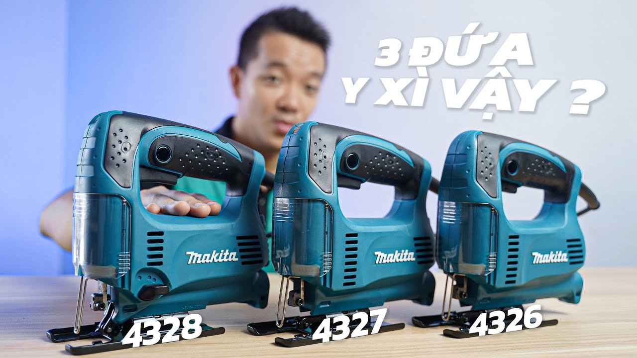 Прободен трион Makita 4326 450W зеге – видео сравнение между модели 4326, 4327 и 4328