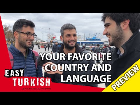 好きな国や言語は？予告編）｜簡単トルコ語22 (What's your favourite country and language? (Trailer) | Easy Turkish 22)