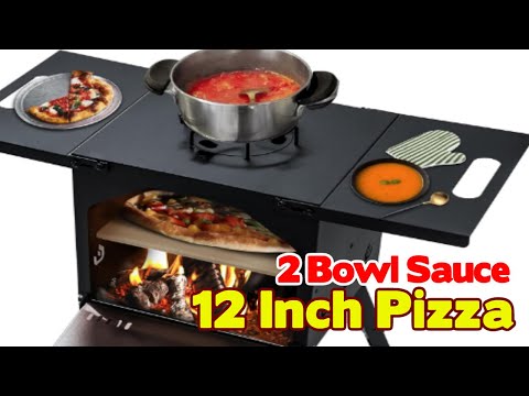 Cook and Heat at Same Time with Pizzello 2 way Outdoor Pizza Oven