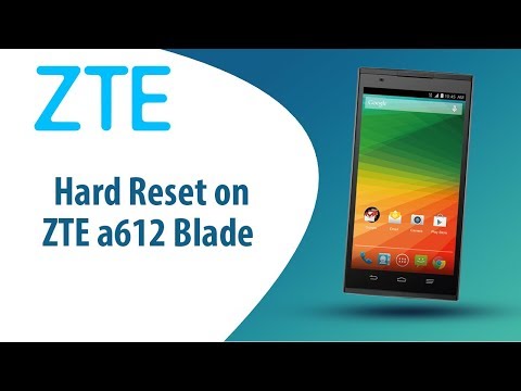 How to Hard Reset on ZTE Blade A612?