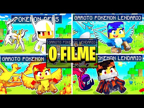 JOGANDO COMO GAROTO POKEMON LENDARIO - O FILME MINECRAFT