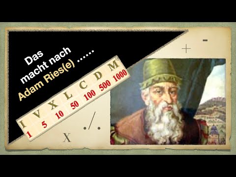 Biografie des Rechenmeisters Adam Riess, der dem Volk das Rechnen mit dem Rechenbrett lehrte
