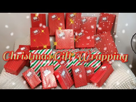 VLOGMAS No.9: Christmas Gift Wrapping With Me |AtHomeWithANALEE