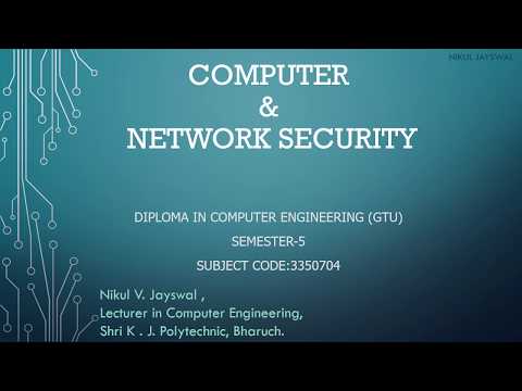 CNS: Unit 1: Lecture 1: Threat to Security