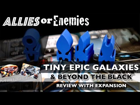 Tiny Epic Galaxies with Beyond the Black expansion - Board Game Review