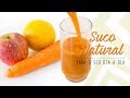 SUCO DE LARANJA CENOURA E MAÇÃ