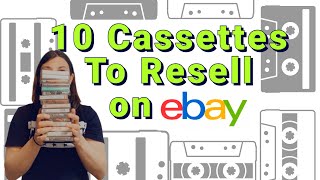 Ten Cassettes to sell on Ebay. These are worth good money!!