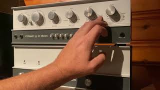 Video thumbnail for Crown IC-150A Preamplifier + Crown D-150A Amplifier. by marcusdolby1