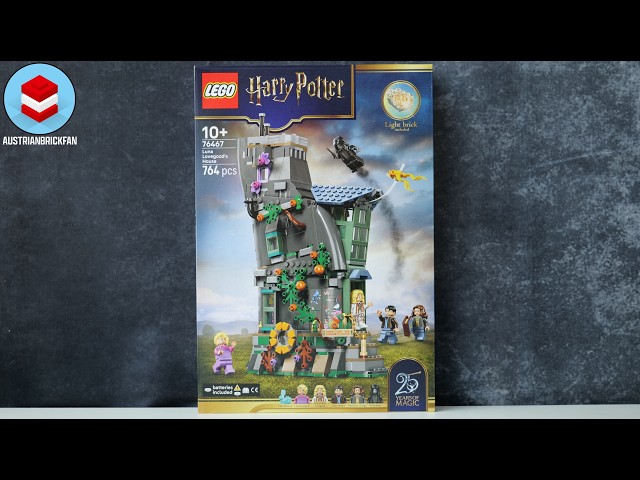 Vídeo relacionado con LEGO Harry Potter Casa de Luna Lovegood de Juguete - Kit de Maquetas con Ladrillo con Luz y 5 Minifiguras Inc. Hermione - Decoración del Dormitorio - Regalo para Niñas, Niños y Fans de 10+ Años 76467