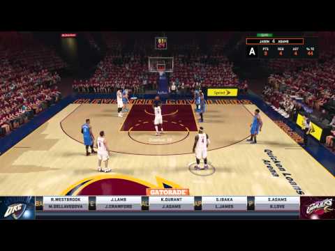 NBA 2K15 mycareer the finals 2017 gm2 2nd quarter