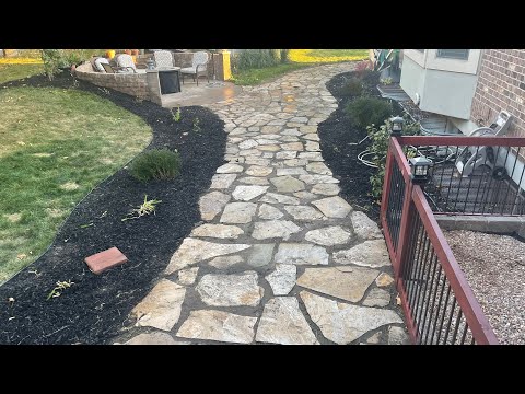 How to Install a FLAGSTONE Path WITHOUT using Gravel or Roadbase.