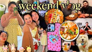 VLOG: learning to dance w/ bestie, girl's weekend shopping and sushi, birthday surprises, cooking!!!