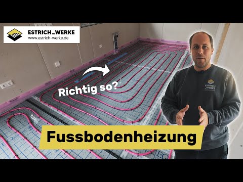 Darauf musst du bei deiner Fussbodenheizung achten | Estrich Werke