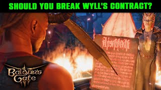 Should You Break Wyll's Contract in ACT 3 Mizora's Offer for Wyll in Baldur's Gate 3