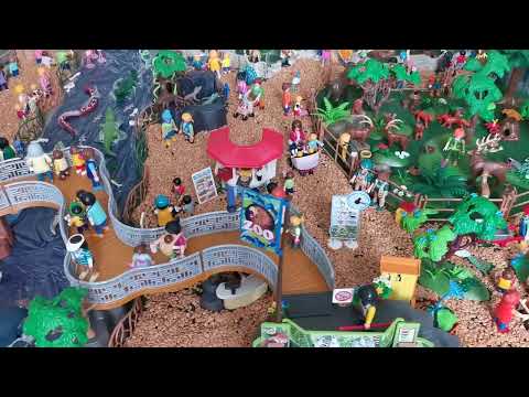 Así es nuestro ZOO de Playmobil 🦁 ¡Diorama lleno de animales!