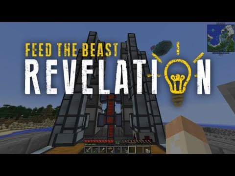 FTB Revelation on FTB One #9 - Processing Tower and Speed Building (Modded Minecraft 1.12.2)