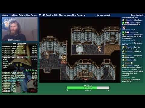 Final Fantasy 1-15 Speedrun Part 3 (FF6)