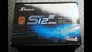 Video thumbnail for Seasonic S12III 650W PSU Unboxing by RADCATSX