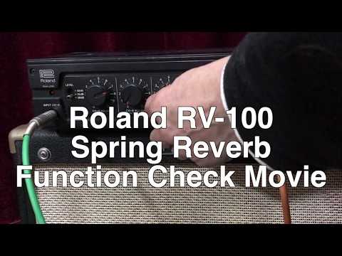 Roland RV-100 Reverb Add Analog Spring Reverb Effects Unit Made In Japan Used From Japan #710738 image 12