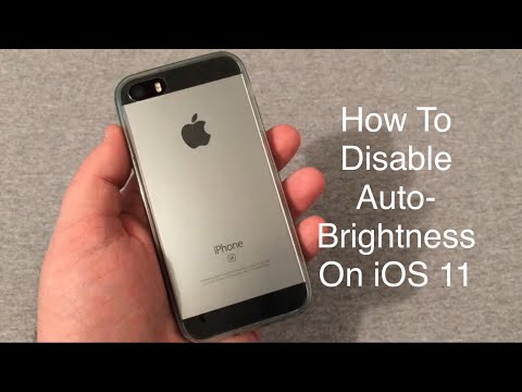 Auto-Brightness On iOS 11
