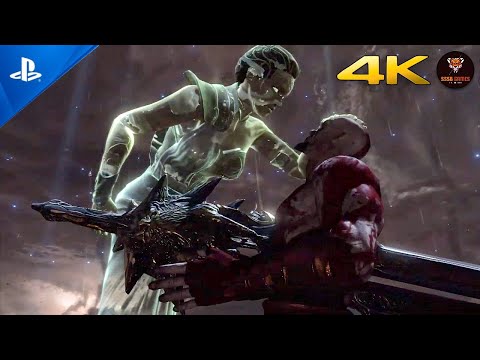 KRATOS SACRIFICES HIMSELF (ATHENA) 4K | GOD OF WAR 3