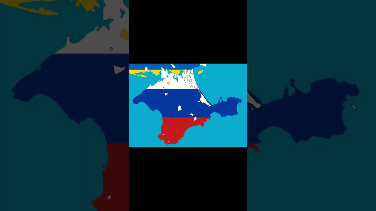 Crimea Linguistic Flagmap Speedpaint #country #empire #geography #map #ukraine #russia