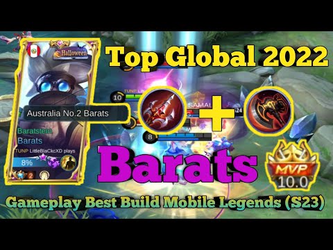 Barats Offlaner !! Top Global 2022 Best Build Gameplay Mobile Legends | By LittleBlaCkcXD plays