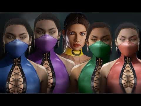 MORTAL KOMBAT MILEENA KITANA JADE SKARLET TANYA FROST Evolution Skins MK2 - MK11