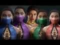 MORTAL KOMBAT MILEENA KITANA JADE SKARLET TANYA FROST Evolution Skins MK2 MK11