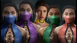 MORTAL KOMBAT MILEENA KITANA JADE SKARLET TANYA FROST Evolution Skins MK2 - MK11