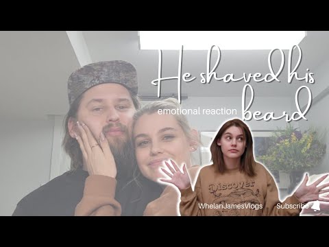 He shaved off his beard! Emotional transformation reaction || vlog 2022