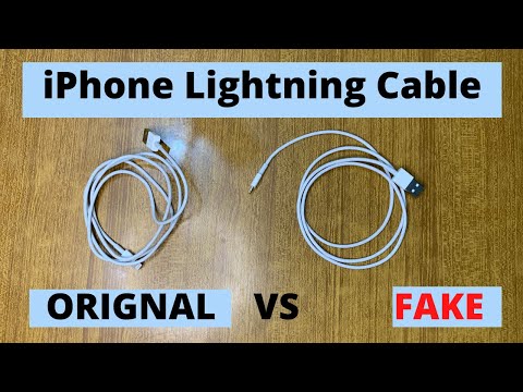 How to Identify an Original or Fake Apple iPhone Lightning Cable