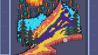 Pixel Flow Level 425. Walkthrough Gameplay