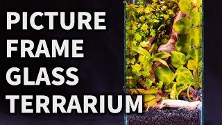 How To Make A Small Terrarium From Picture Frame Glass