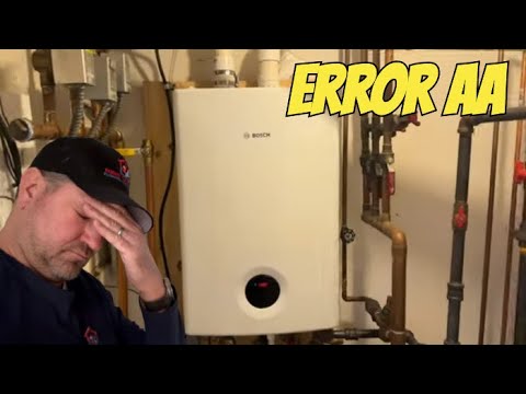 Bosch Singular 4000 Error AA Explained & Heat Exchanger Vent Assembly Leaking - Burnt Circulator