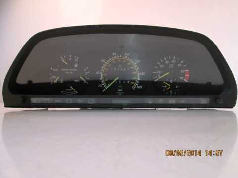 1989 Mercedes 560SEC Speedometer / Instrument Gauge Cluster 199960 126TYPE - mbiparts.com Use... OEM