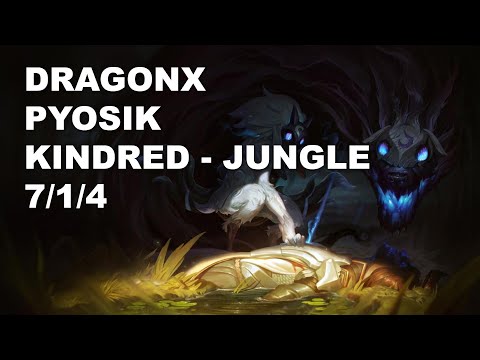 DragonX Pyosik Jungle Kindred vs Graves - KR Challenger Patch 10.8